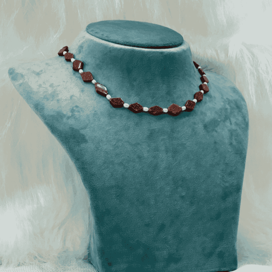 HM 151 Sandstone with Freshwater pearl