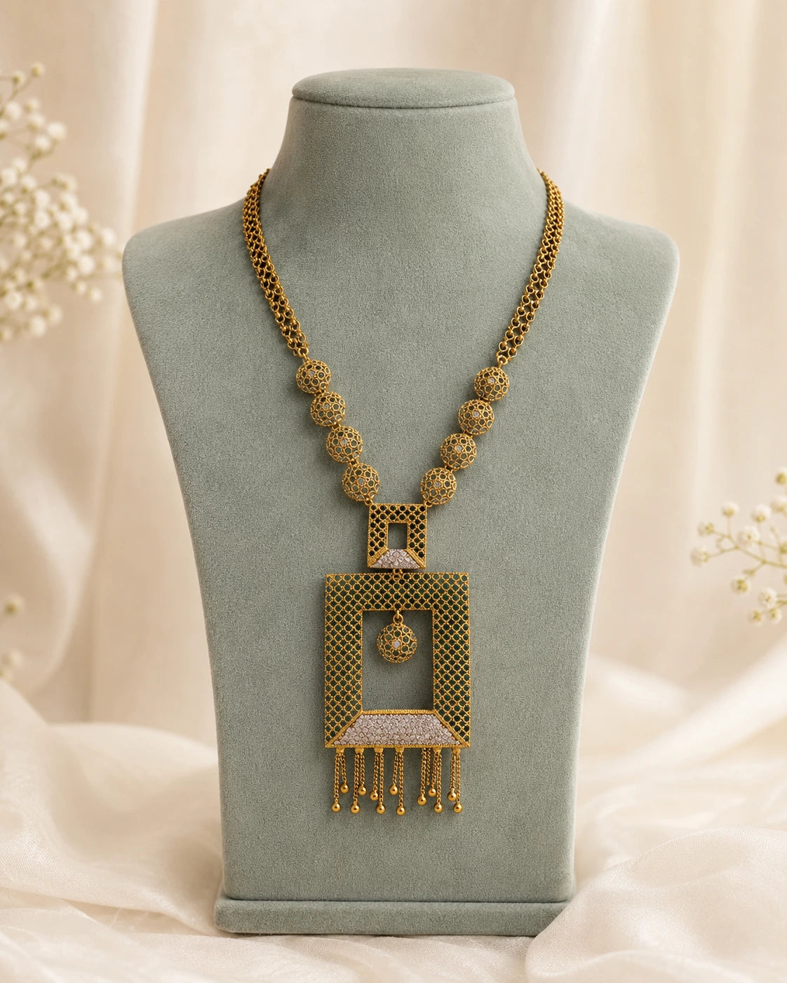 Geometric Pendant Necklace