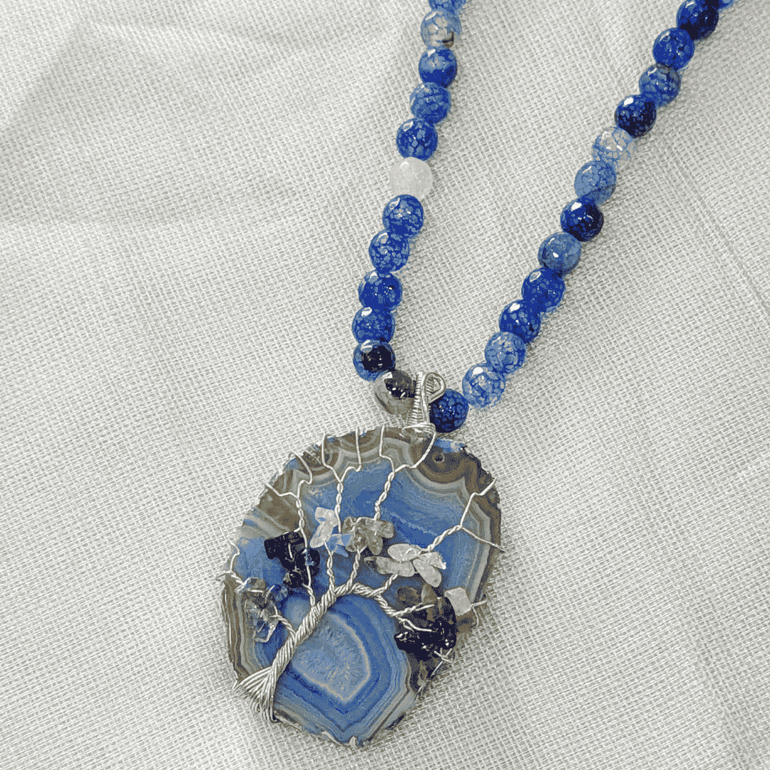 HM127 - 7chakra tree of life penda