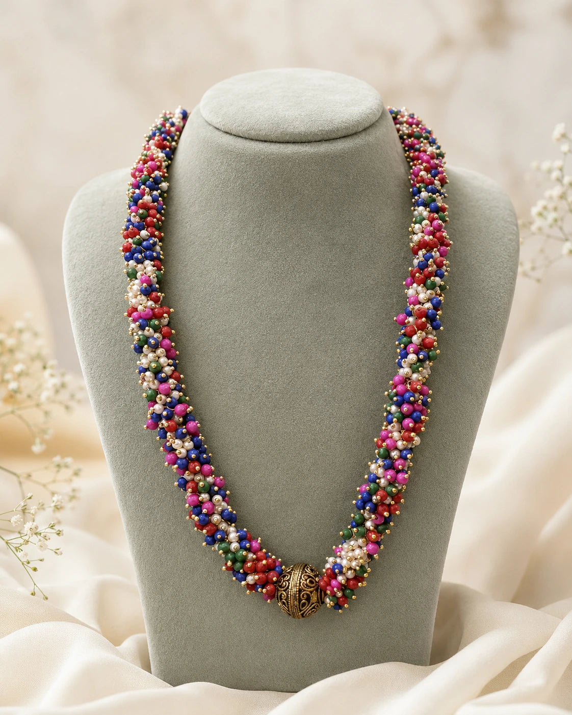 Multicolour Gunguroo Bead Necklace