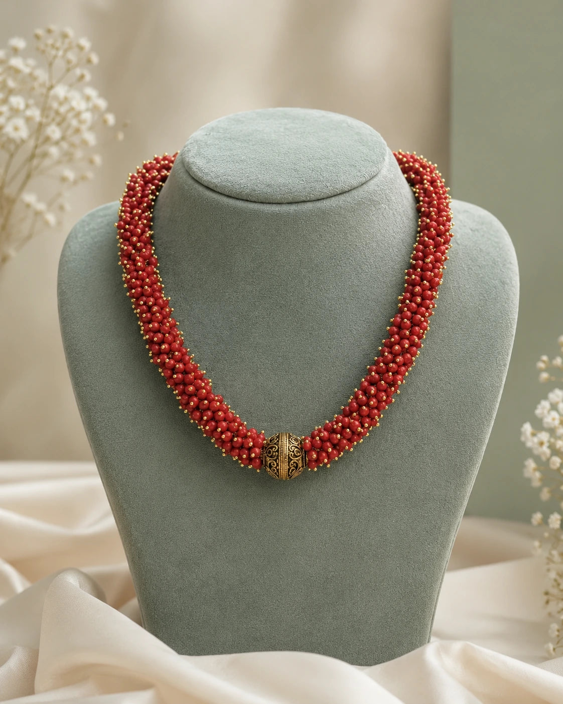 Emerald Gunguroo Statement Necklace