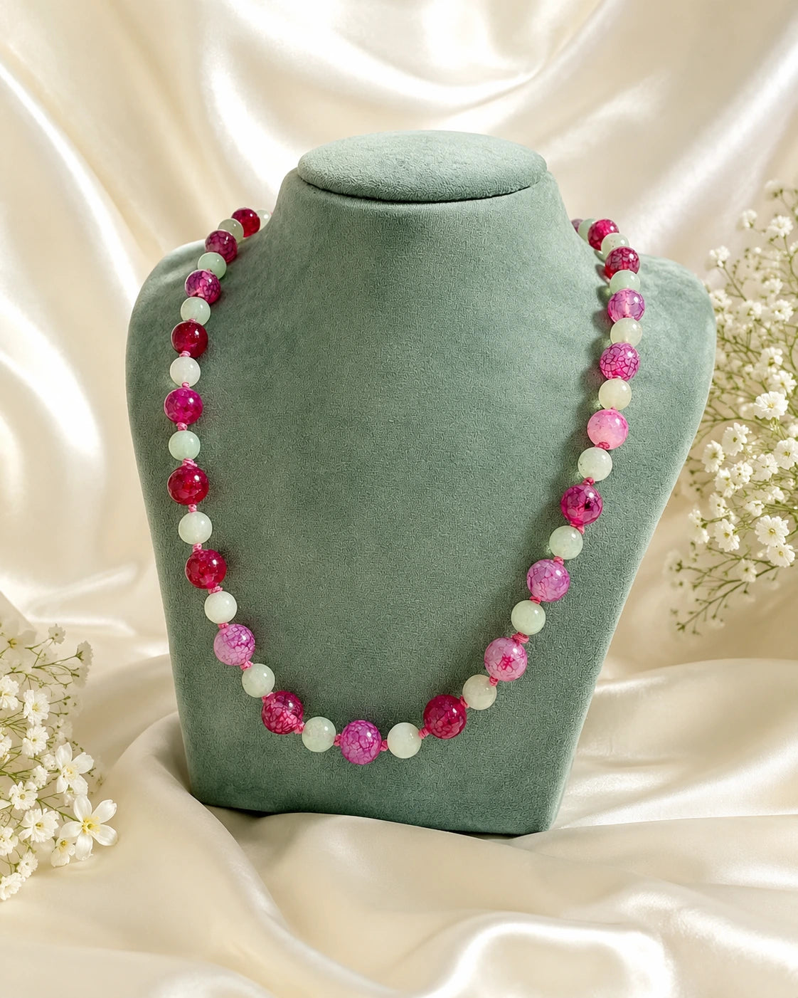 Natural Stone Single Layer Mala