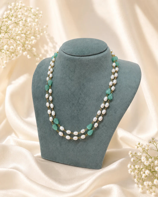 Monalisa Drop Double Layer Mala