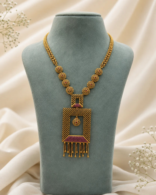 Geometric Pendant Necklace