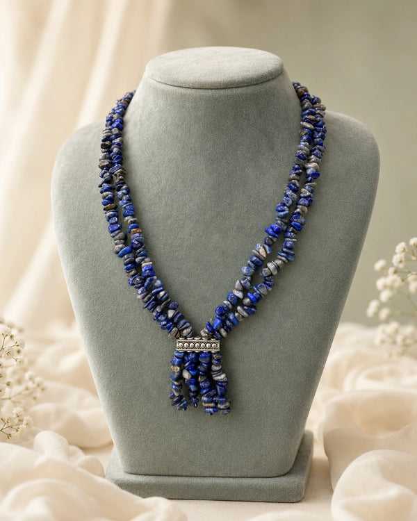 Layered blue uncut in unique style
