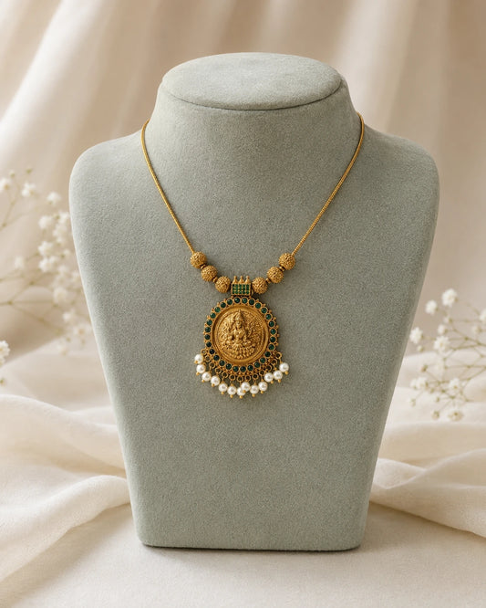 Lakshmi Pearl Drop Necklace