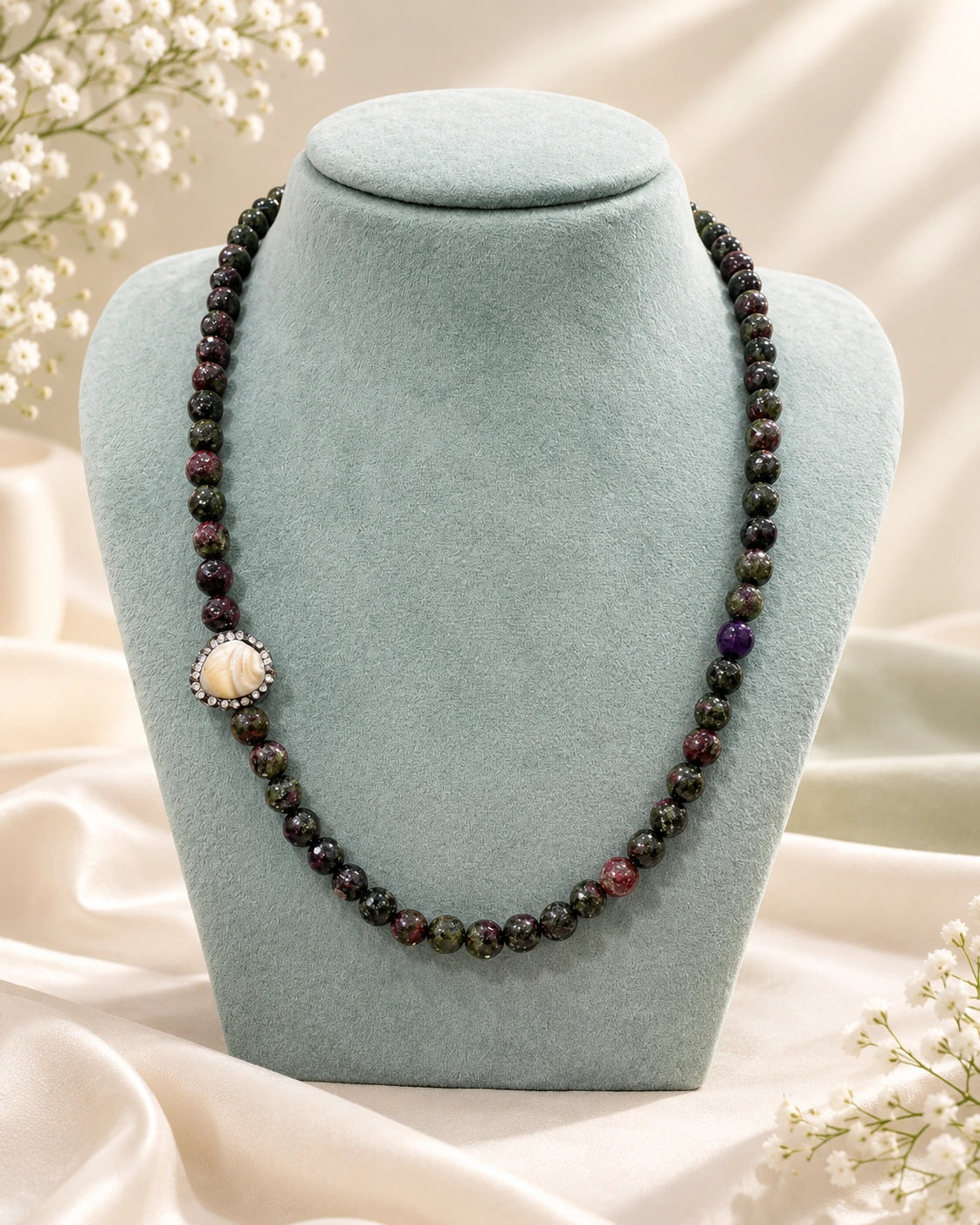 Multicolour Natural Stone Necklace
