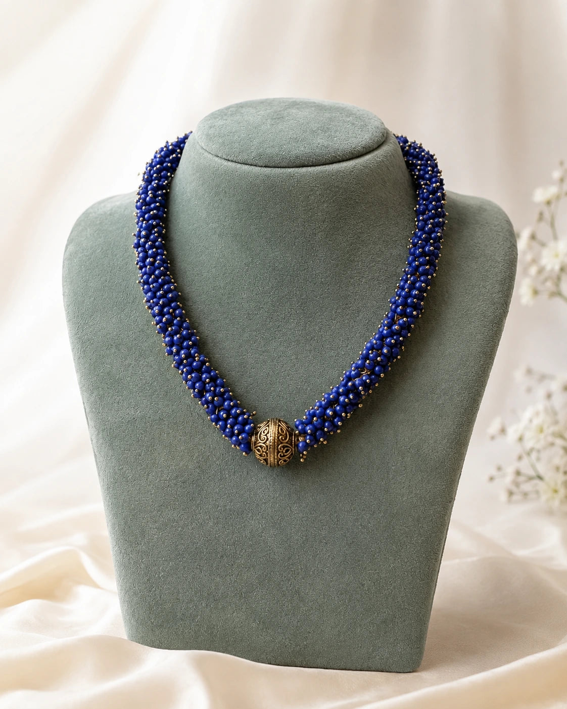 Emerald Gunguroo Statement Necklace