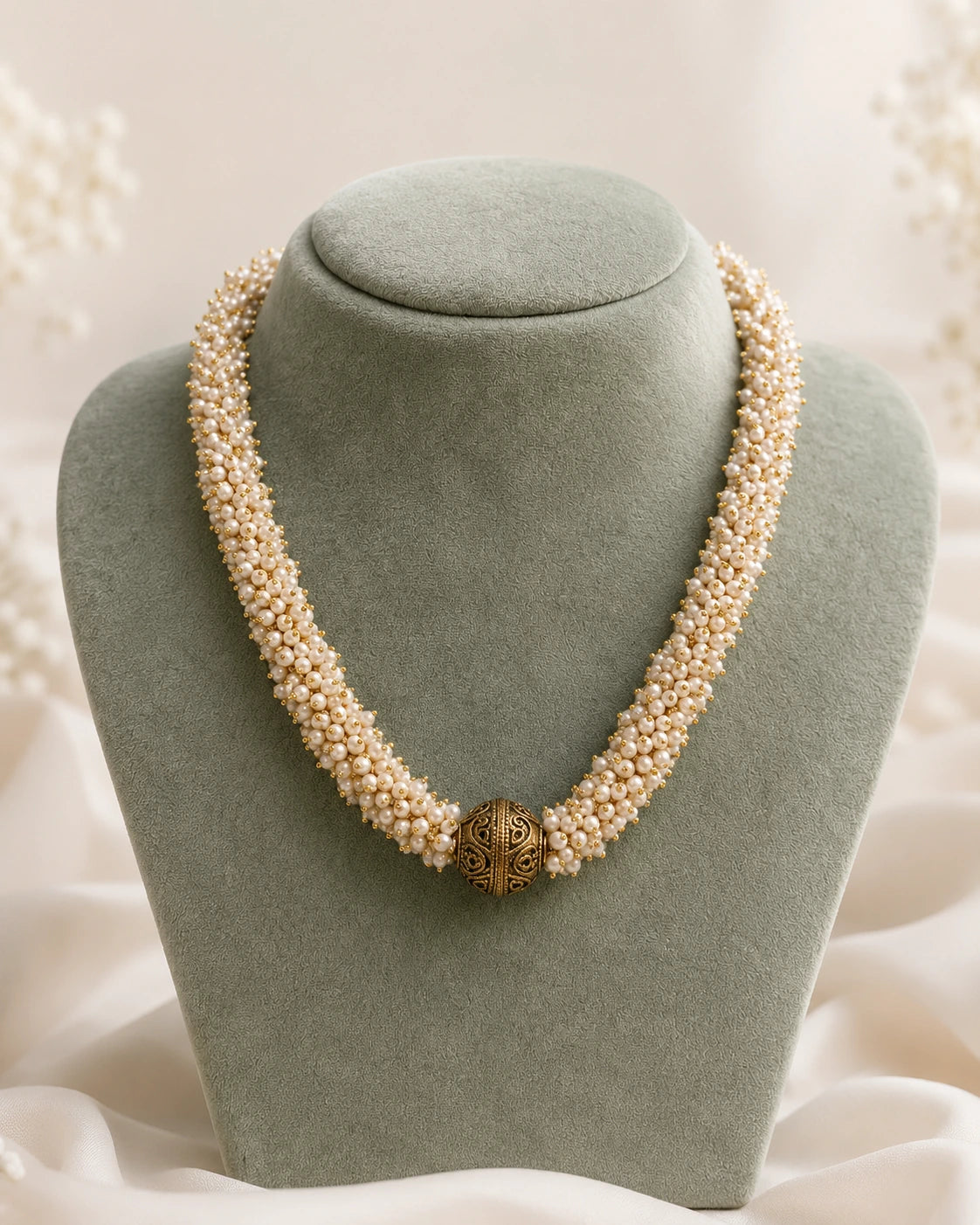 Emerald Gunguroo Statement Necklace