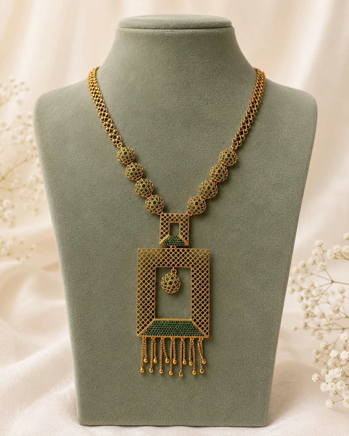 Geometric Pendant Necklace
