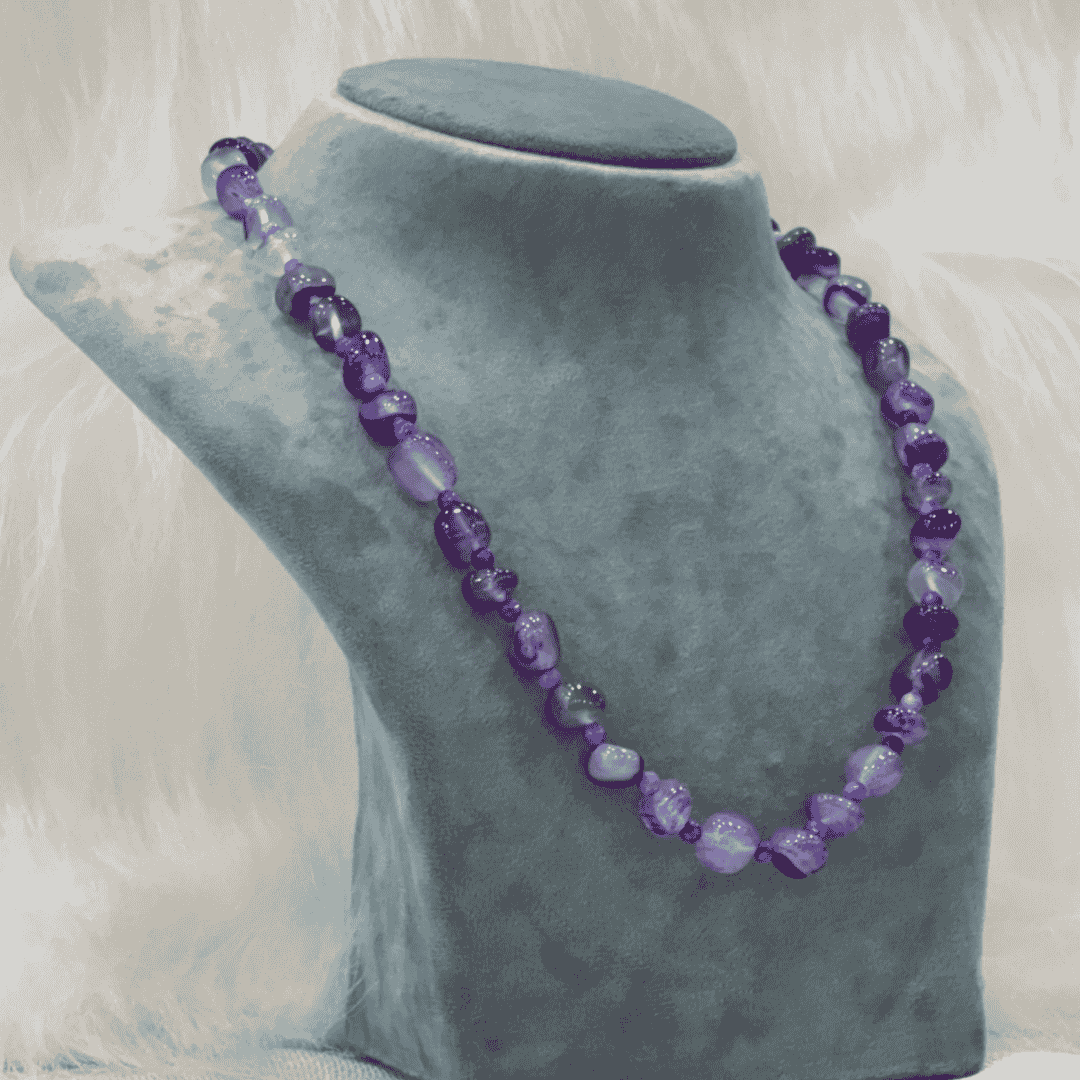 HM 150- Shapeless Natural stone neckpiece