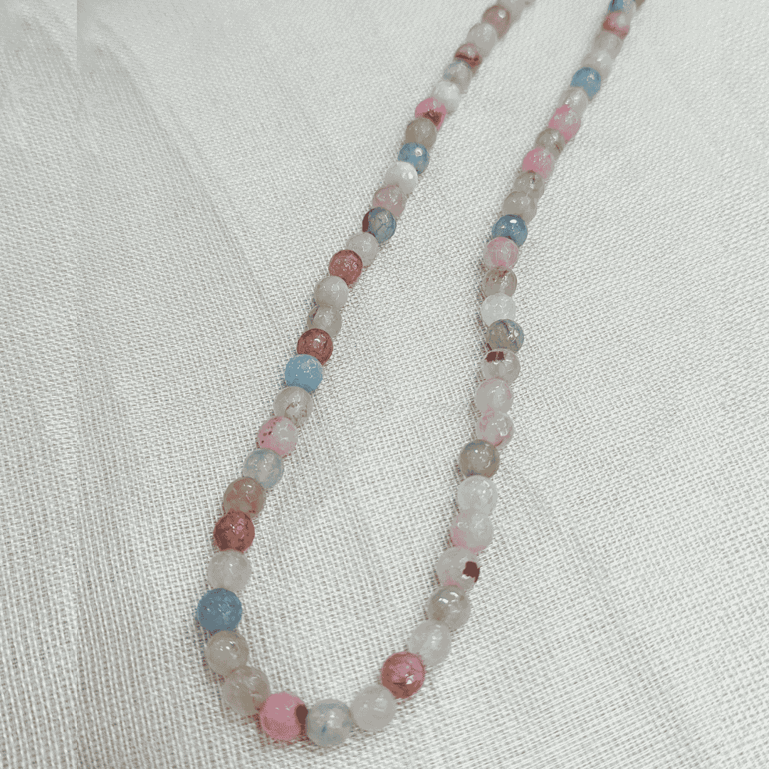 HM124 - 8mm natural stone chain