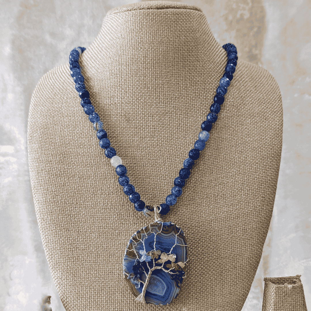 HM127 - 7chakra tree of life penda