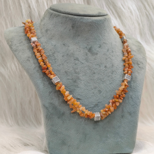 HM247 Uncut Bead Necklace
