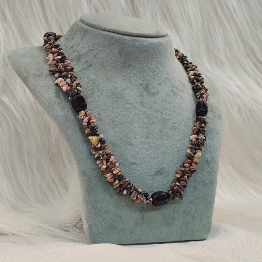 HM249 Uncut Bead Necklace