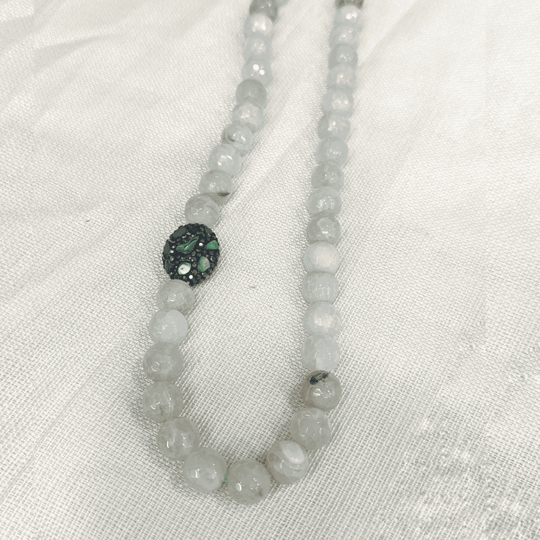 HM106 - 12mm natural stone designer chain