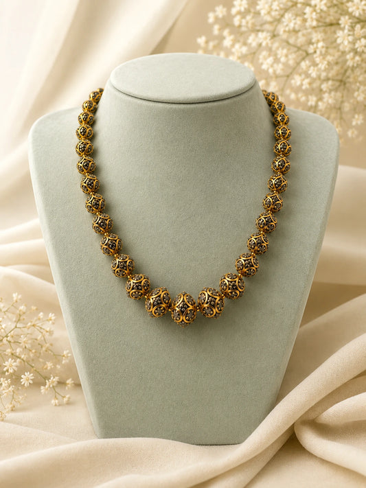 Gradation Fancy Bead Necklace