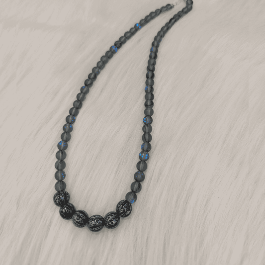 HM136-Cool-toned frosted beads, porcelain touch