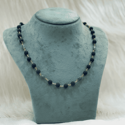 HM222 Lava Bead Gandhan Maala