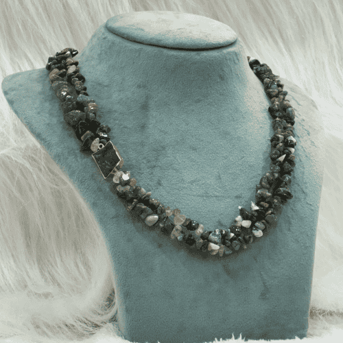 HM208 Uncut Bead Two Layer Maala